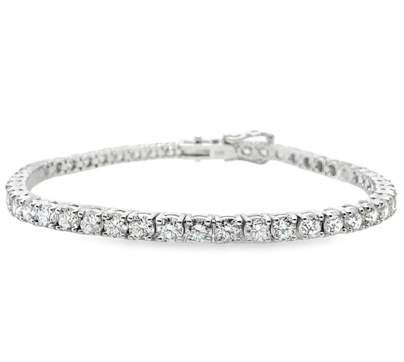 14K WHITE GOLD DIAMOND BRACELET  #170-00200