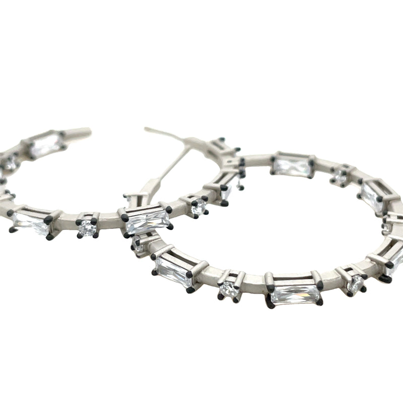 STERLING SILVER EARRINGS  #645-00206
