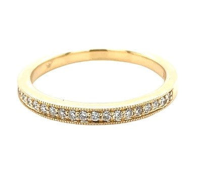 14K YELLOW GOLD DIAMOND RING