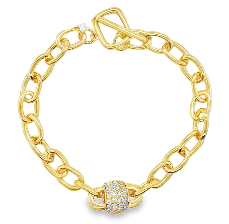 GOLD PLATED BRACELET  #807-00784