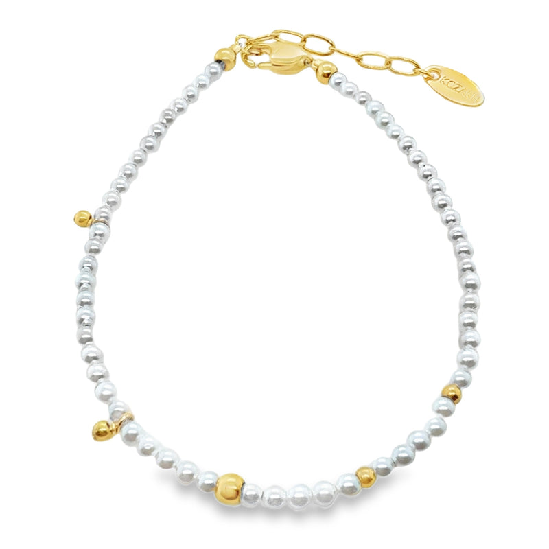 FRESHWATER PEARL BEADED BRACELET  #807-00845