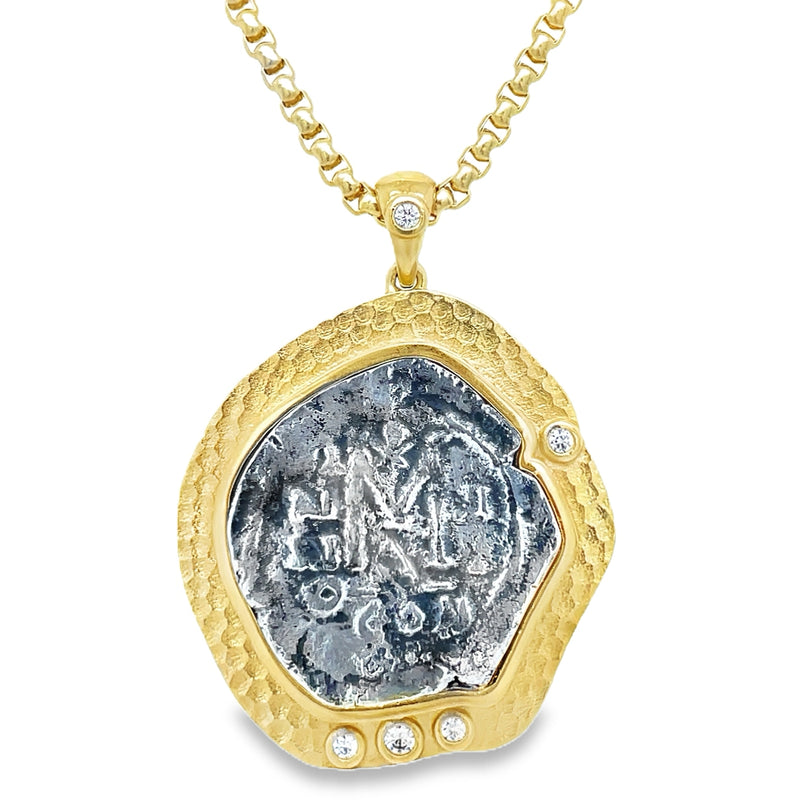 24K GOLD PLATED BRASS NECKLACE  #805-00577