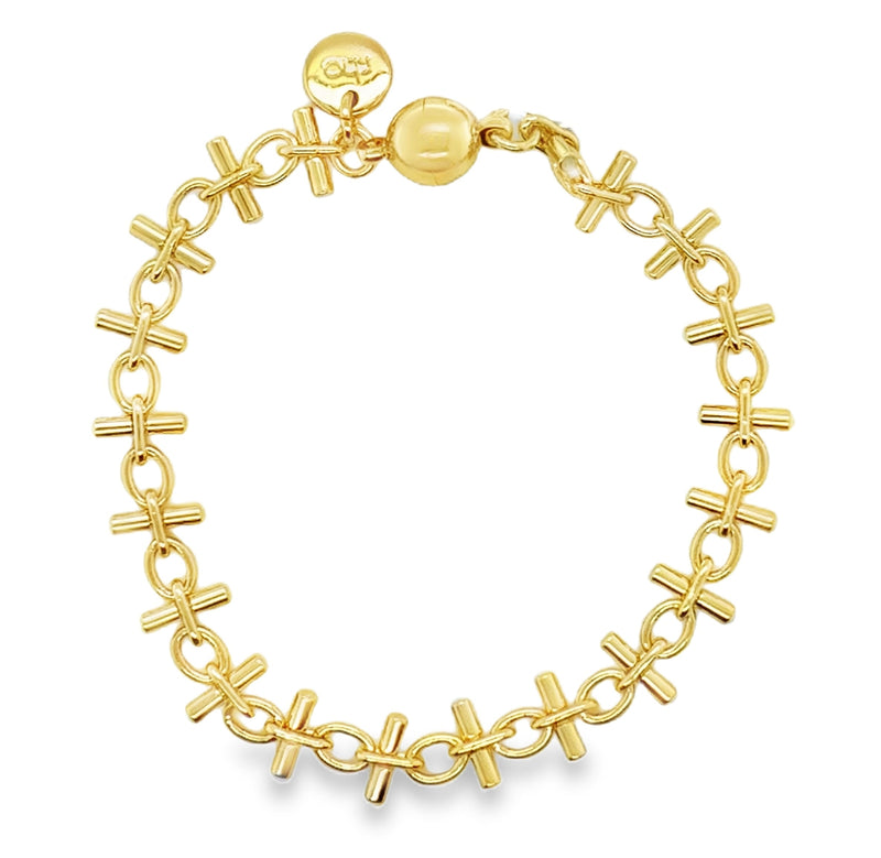 GOLD PLATED BRACELET  #807-00791