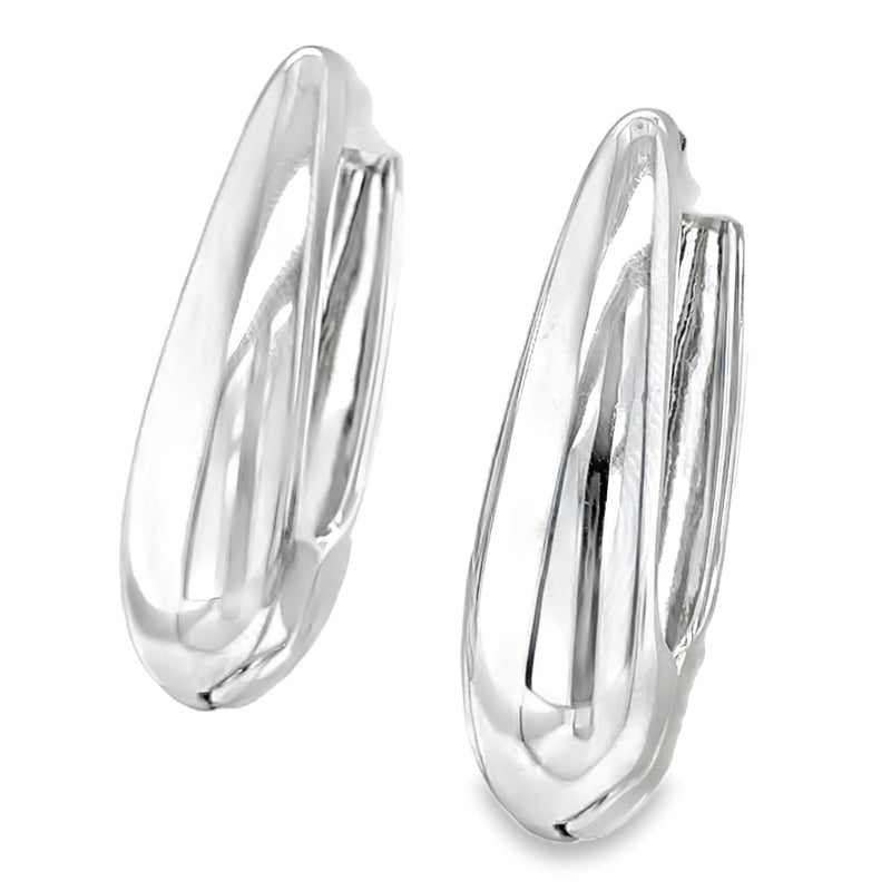 RHODIUM PLATED EARRINGS  #806-00607