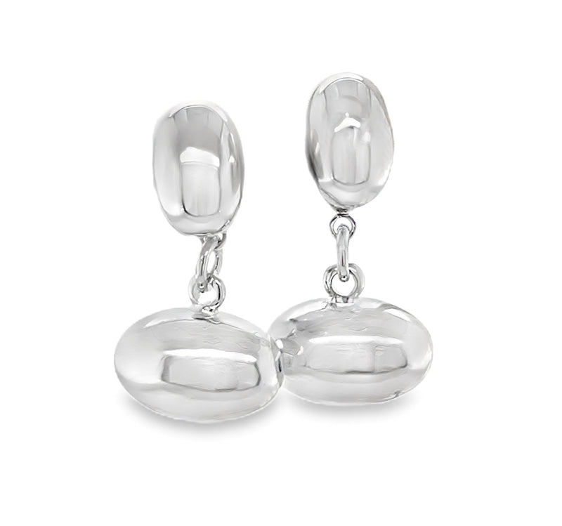 RHODIUM PLATED EARRINGS  #806-00603