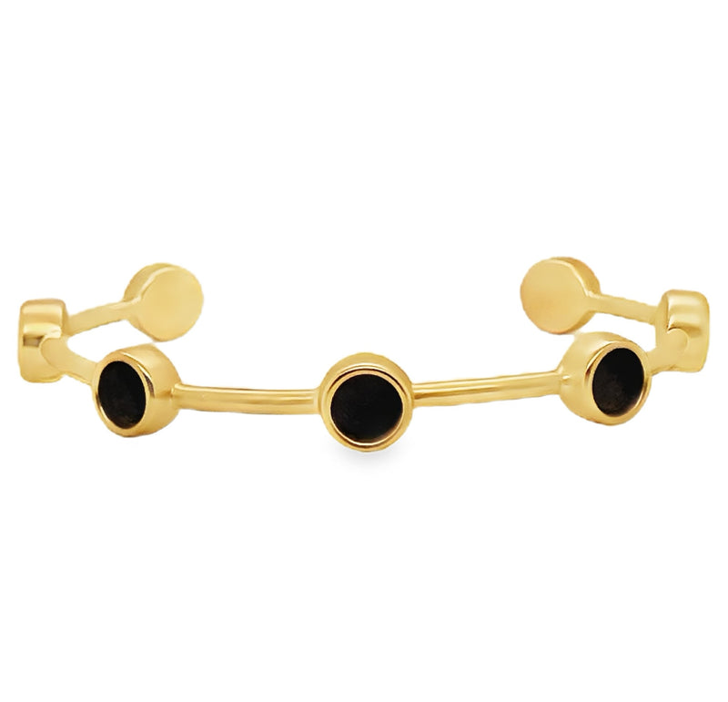24K YELLOW GOLD PLATED BRACELET  #807-00248