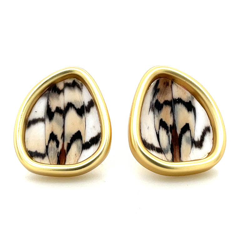 18K YELLOW GOLD PLATED EARRINGS