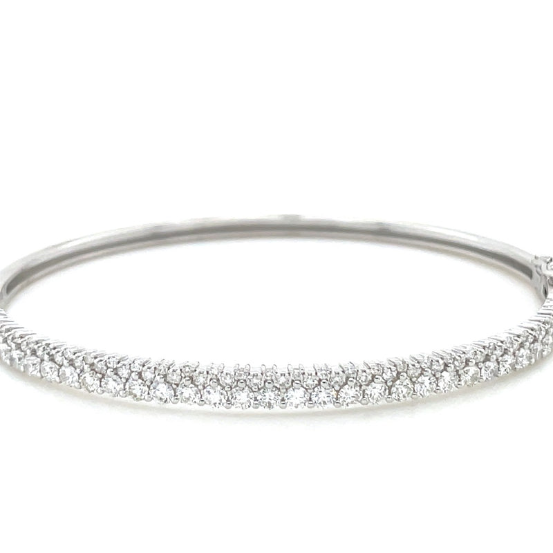 14K WHITE GOLD DIAMOND BRACELET