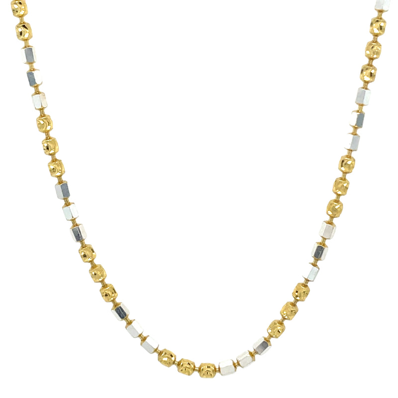 GOLD PLATED STERLING SILVER NECKLACE