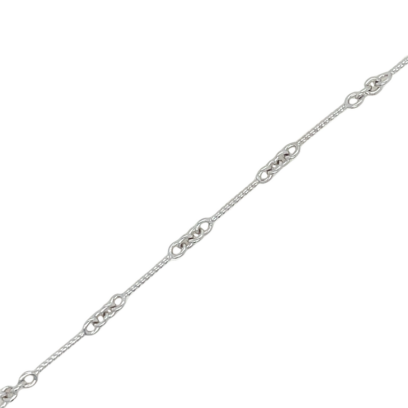 14K WHITE GOLD BRACELET