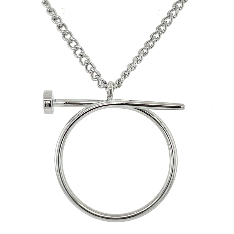 RHODIUM PLATED NECKLACE