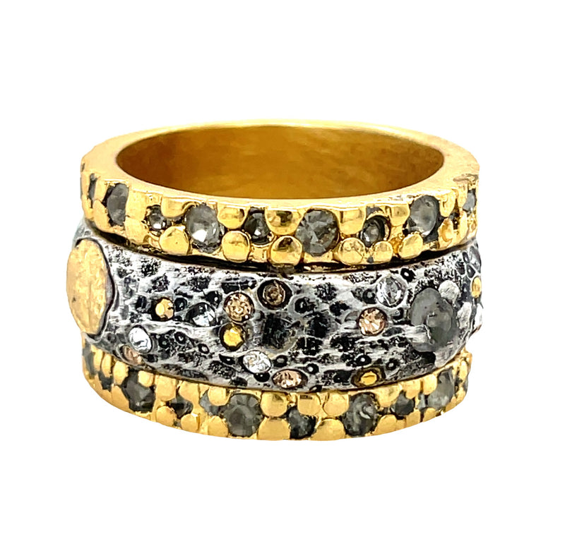 24K GOLD PLATED BRASS RING
