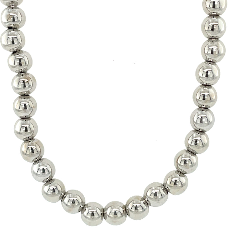 RHODIUM PLATED NECKLACE