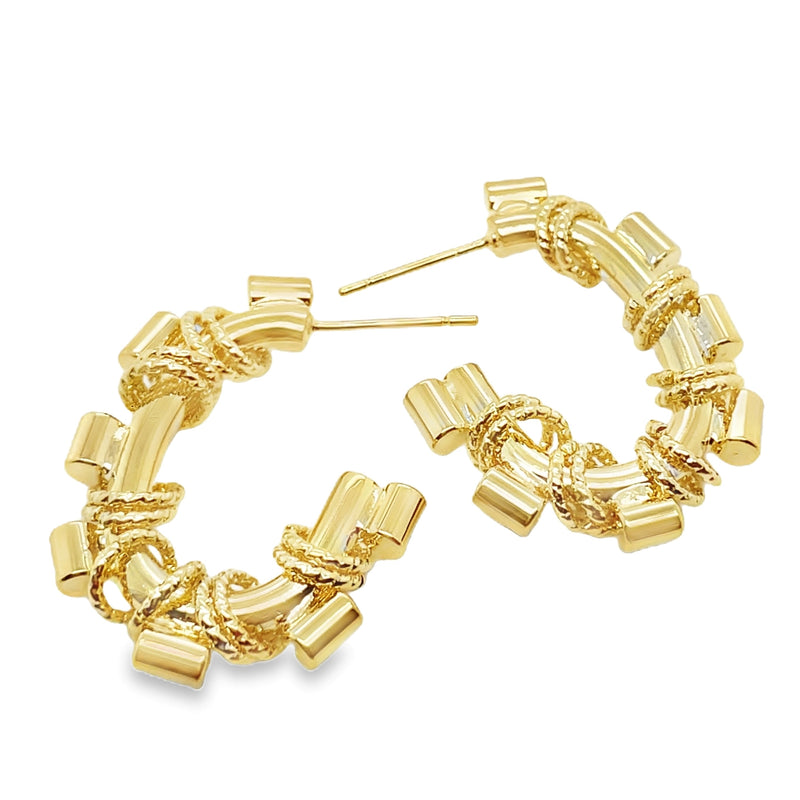 GOLD PLATED EARRINGS  #806-00649