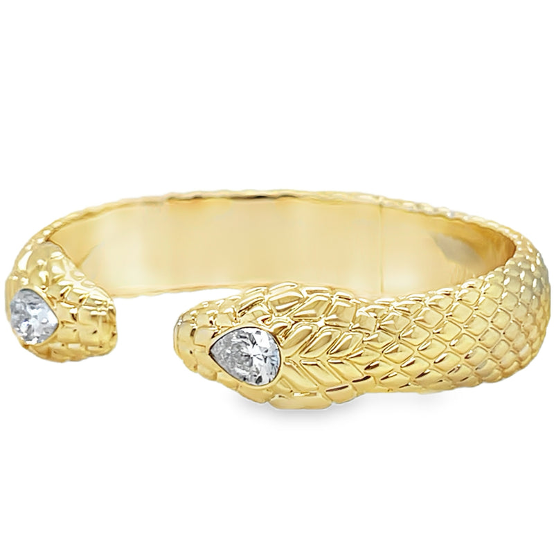 YELLOW GOLD PLATED BRACELET  #807-00503