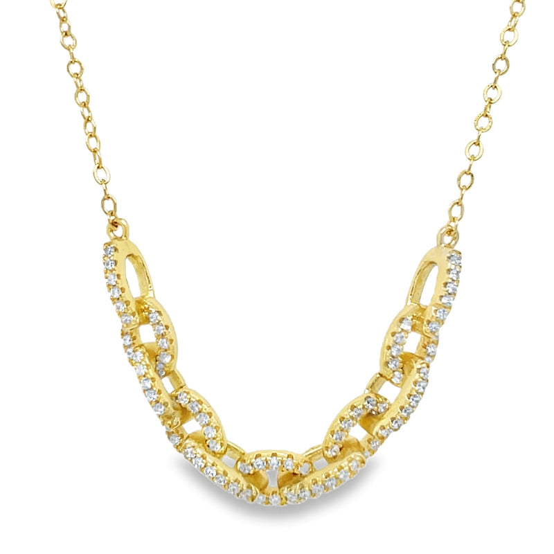 GOLD PLATED STERLING SILVER NECKLACE