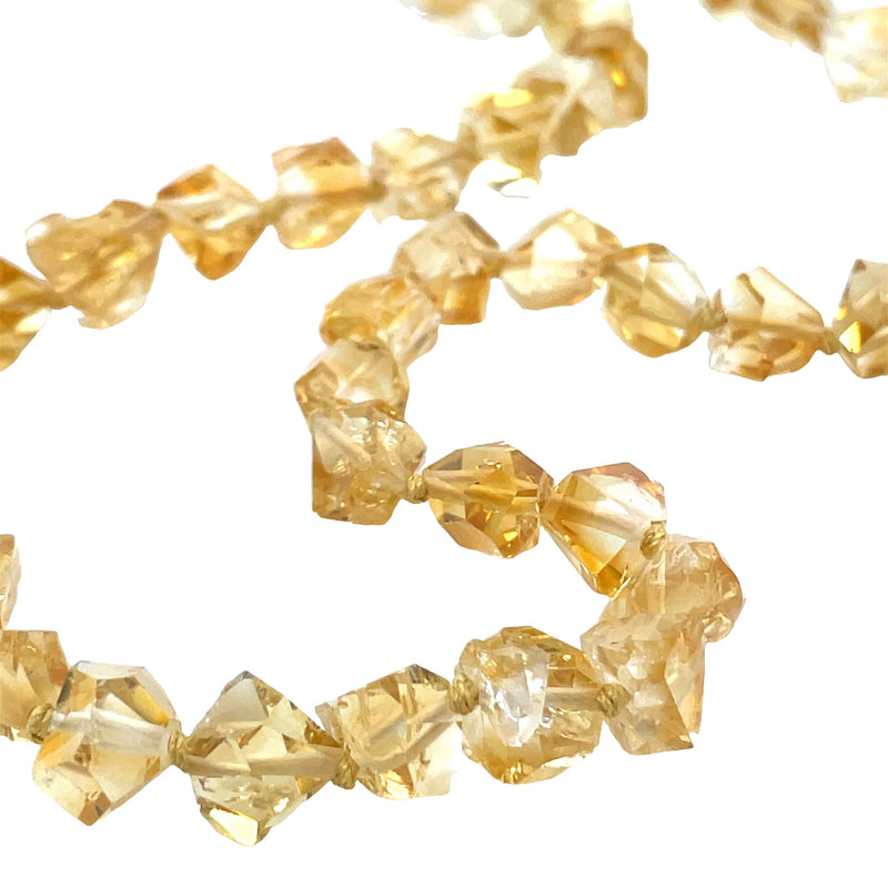 FACETED CITRINE NECKLACE