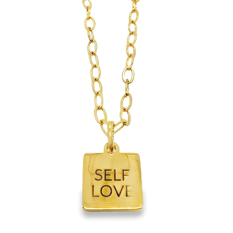 GOLD PLATED STAINLESS STEEL NECKLACE  #805-00780