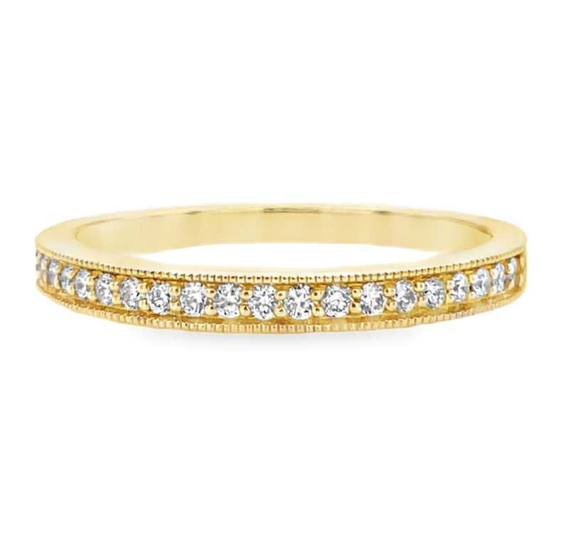 14K YELLOW GOLD DIAMOND RING  #110-00068