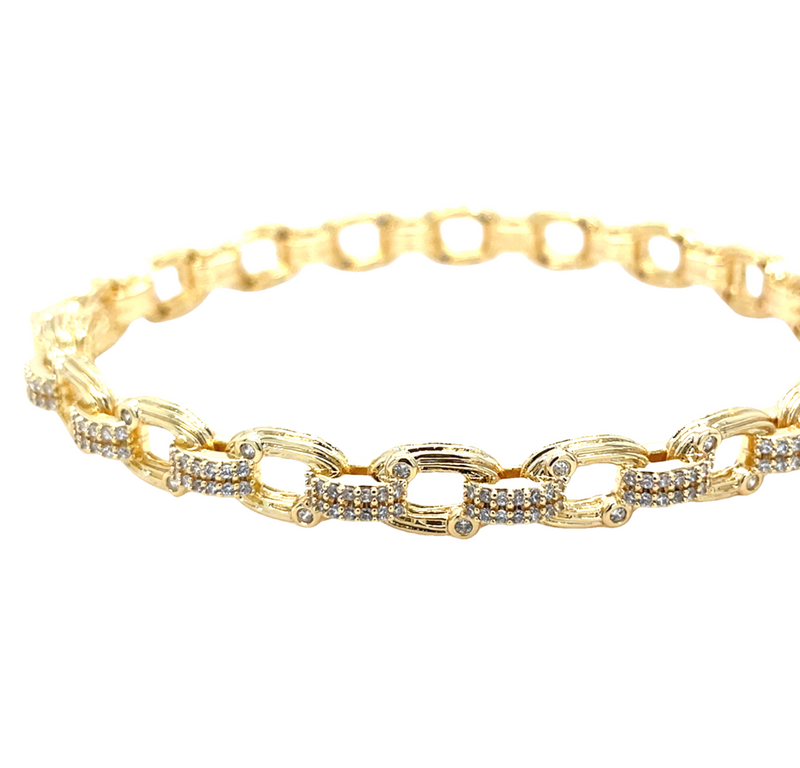 YELLOW GOLD PLATED BRACELET