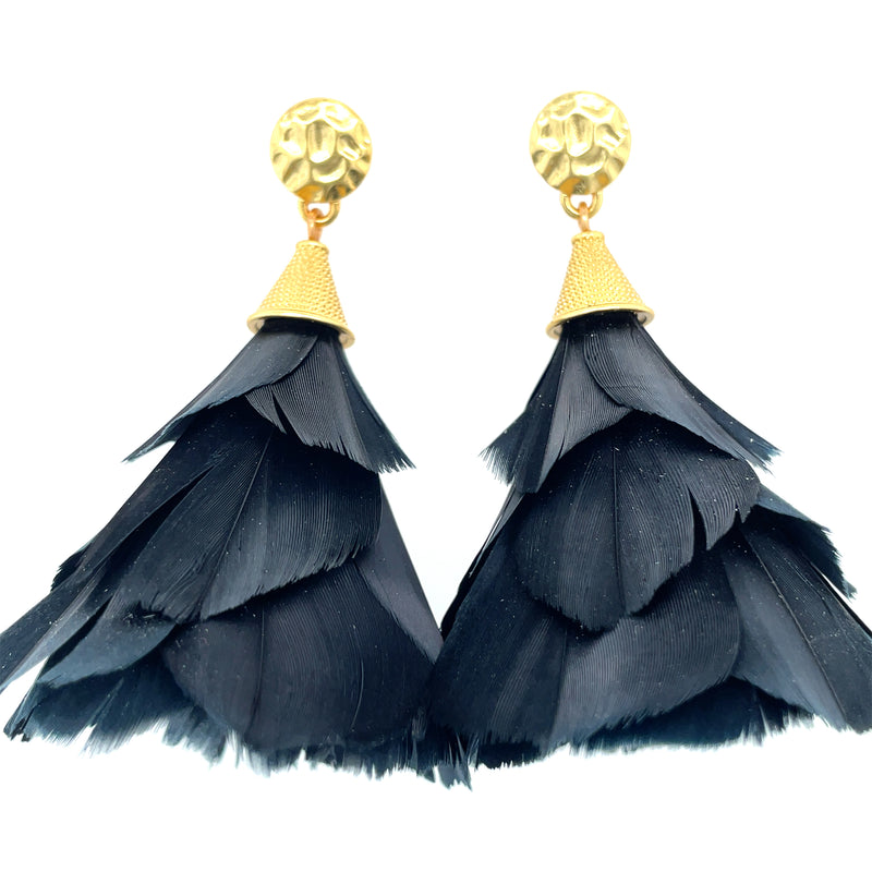 24K YELLOW GOLD PLATED EARRINGS