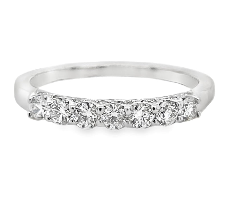 14K WHITE GOLD DIAMOND RING  #110-00013
