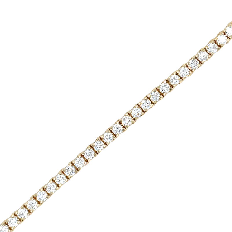 14K YELLOW GOLD DIAMOND BRACELET