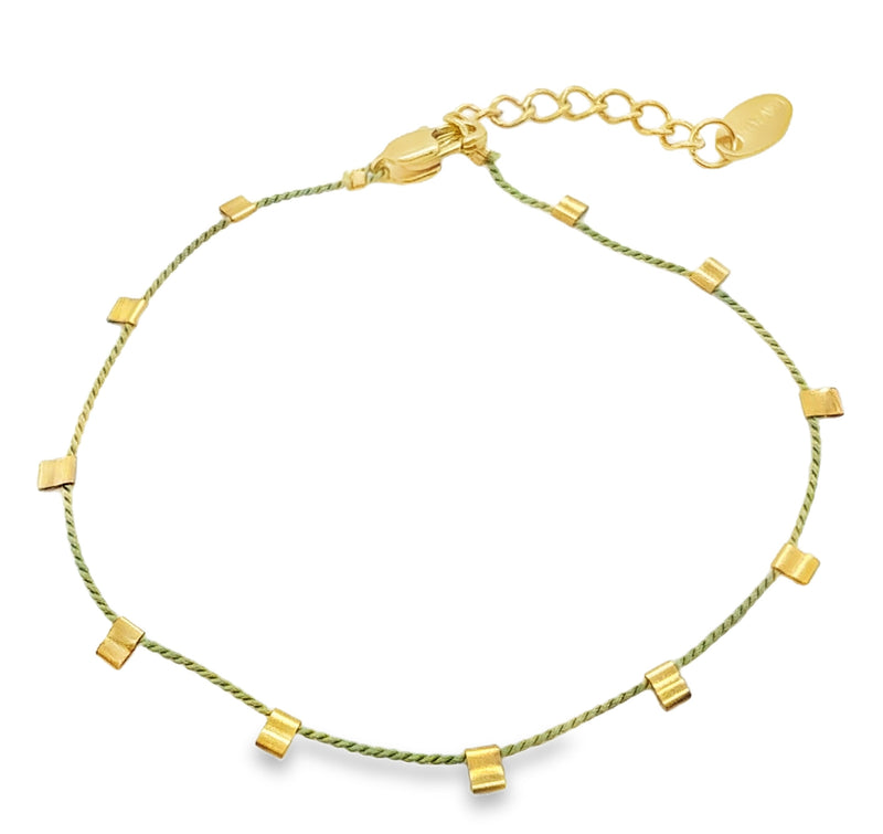 SILK THREAD BRACELET #807-00879