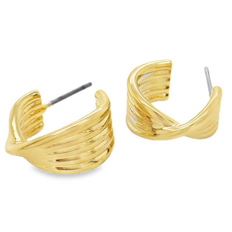 GOLD PLATED EARRINGS  #806-00652