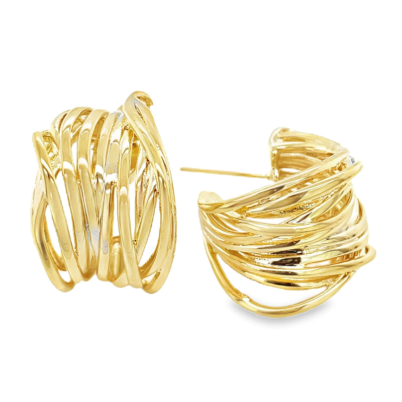 GOLD PLATED EARRINGS  #806-00631