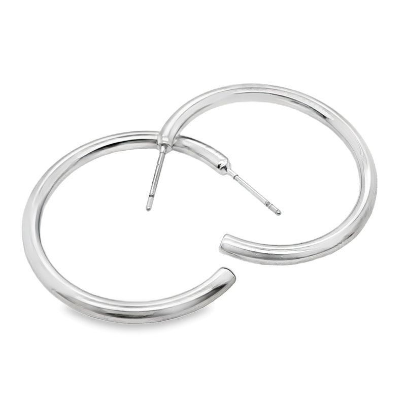 RHODIUM PLATED EARRINGS  #806-00556