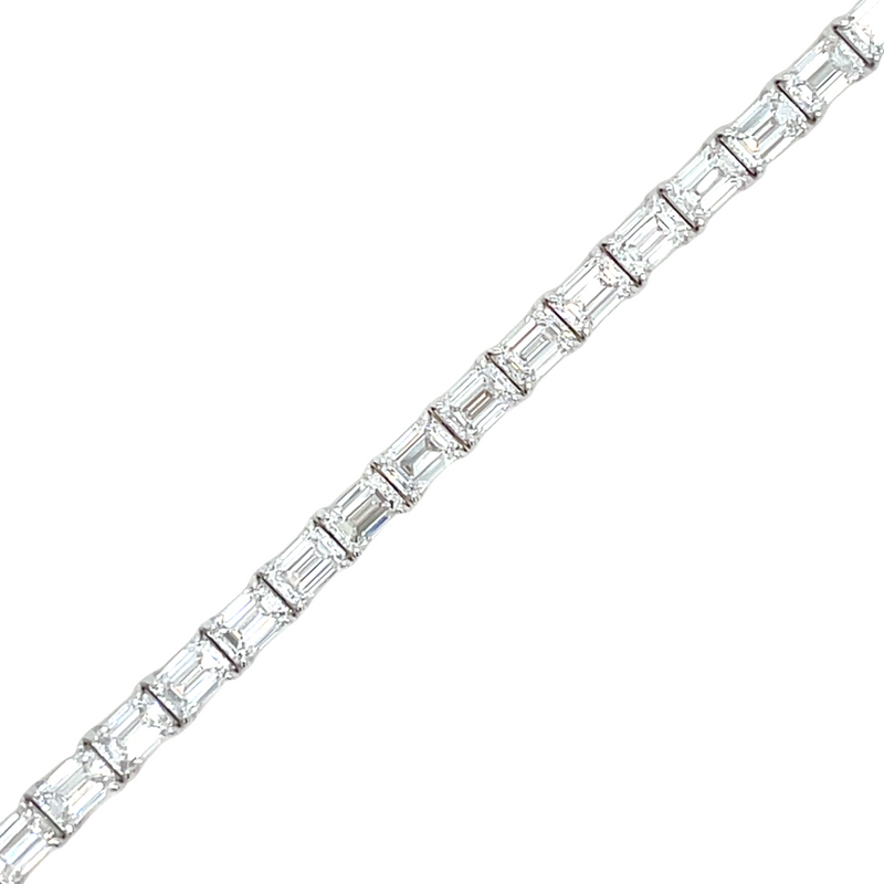 14K WHITE GOLD DIAMOND BRACELET