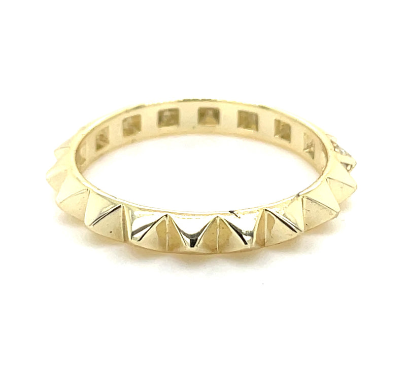 GOLD PLATED STERLING SILVER RING