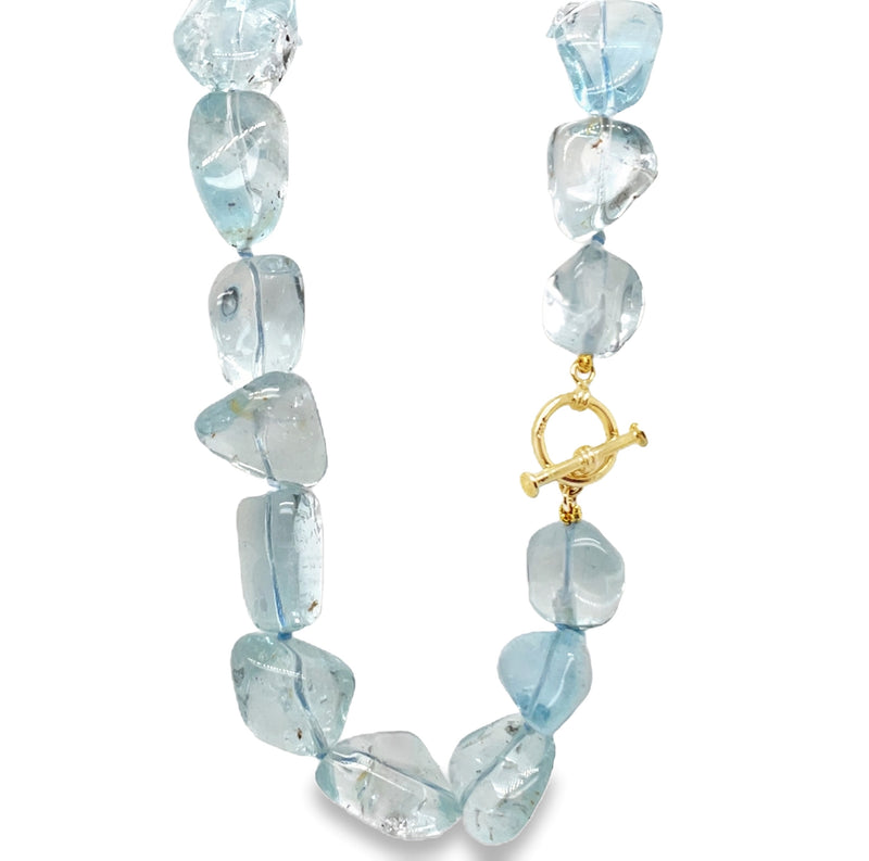 BLUE TOPAZ NECKLACE  #801-00177
