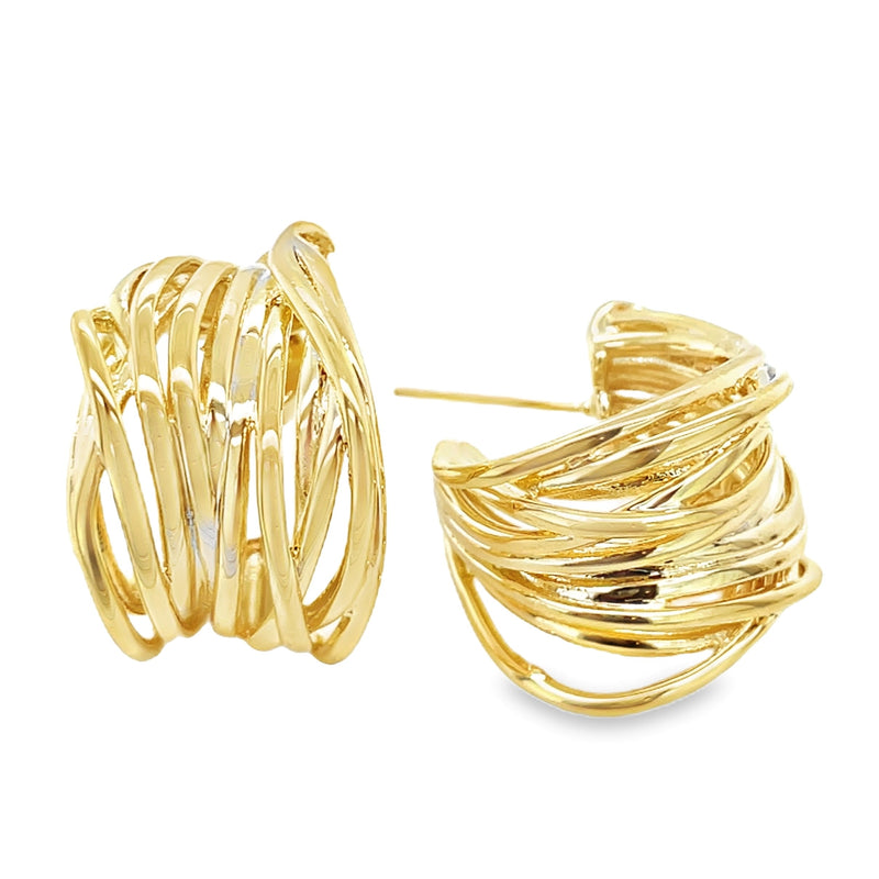 GOLD PLATED EARRINGS  #806-00630