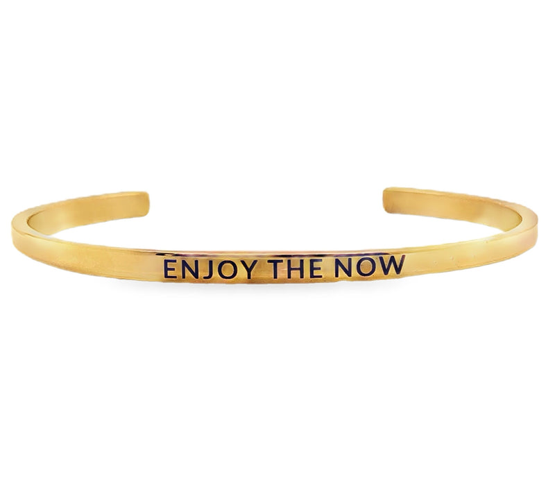 STAINLESS STEEL GOLD PLATED BRACELET  #807-00823