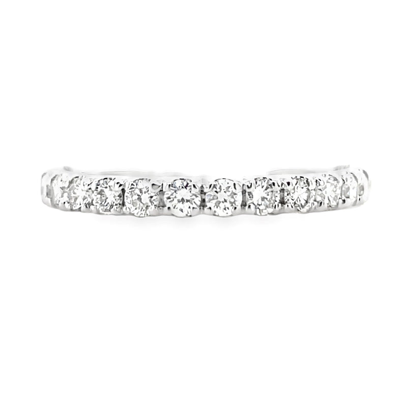 18K WHITE GOLD DIAMOND RING #110-00160
