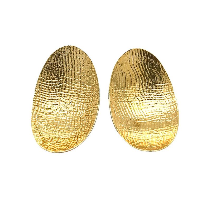 STERLING SILVER GOLD PLATED EARRINGS