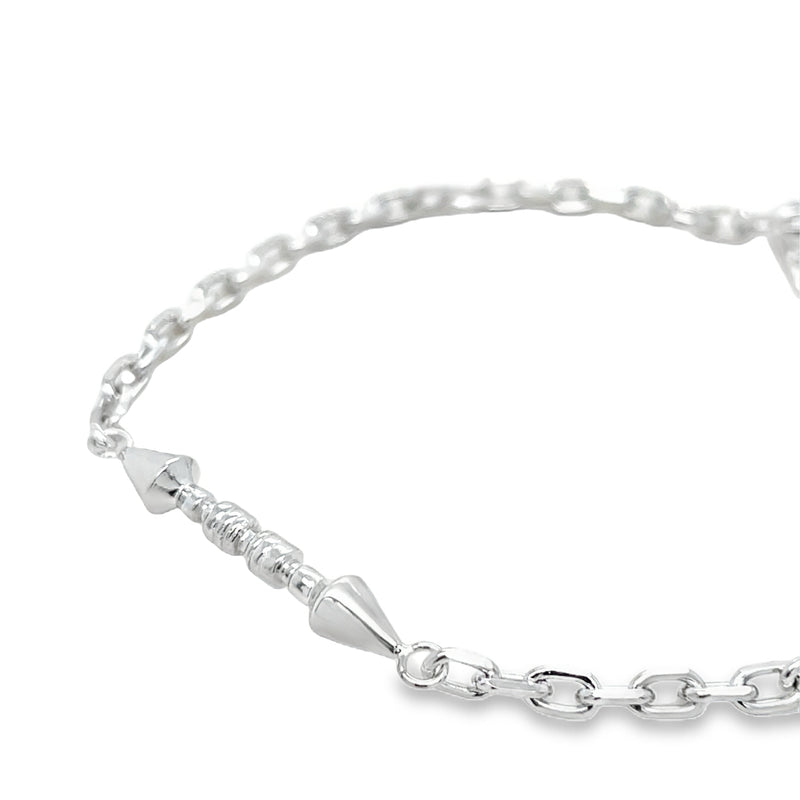 SILVER PLATED BRACELET  #807-00562
