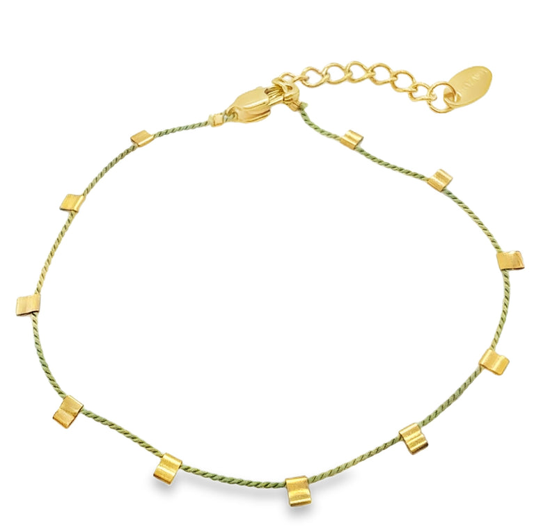 SILK THREAD BRACELET  #807-00880