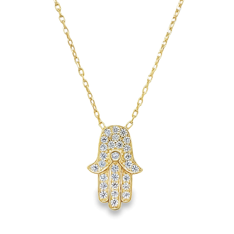 GOLD PLATED STERLING SILVER NECKLACE  #235-00205