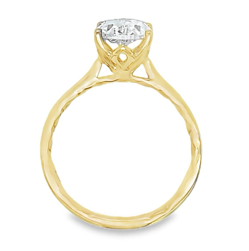 14K YELLOW GOLD SEMI MOUNT  #100-00084