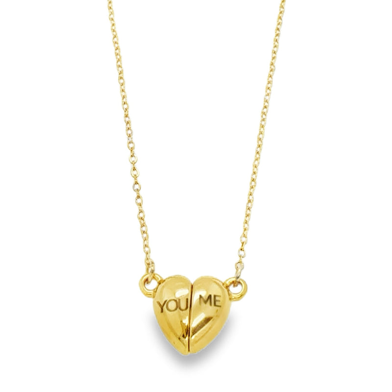 GOLD PLATED STAINLESS STEEL NECKLACE  #805-00777