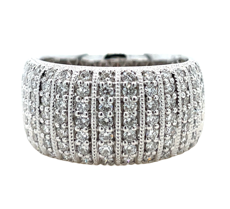 14K WHITE GOLD DIAMOND RING