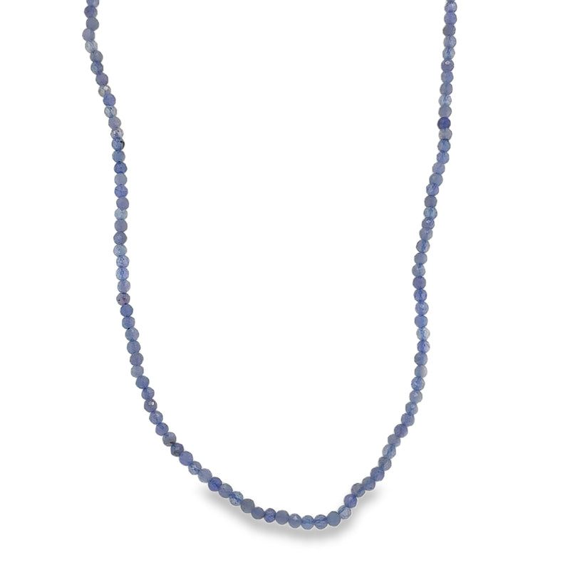 LIGHT PURPLE TANZANITE BEADED NECKLACE  #805-00820