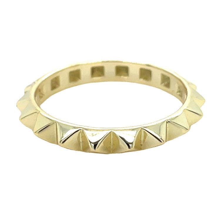 GOLD PLATED STERLING SILVER RING