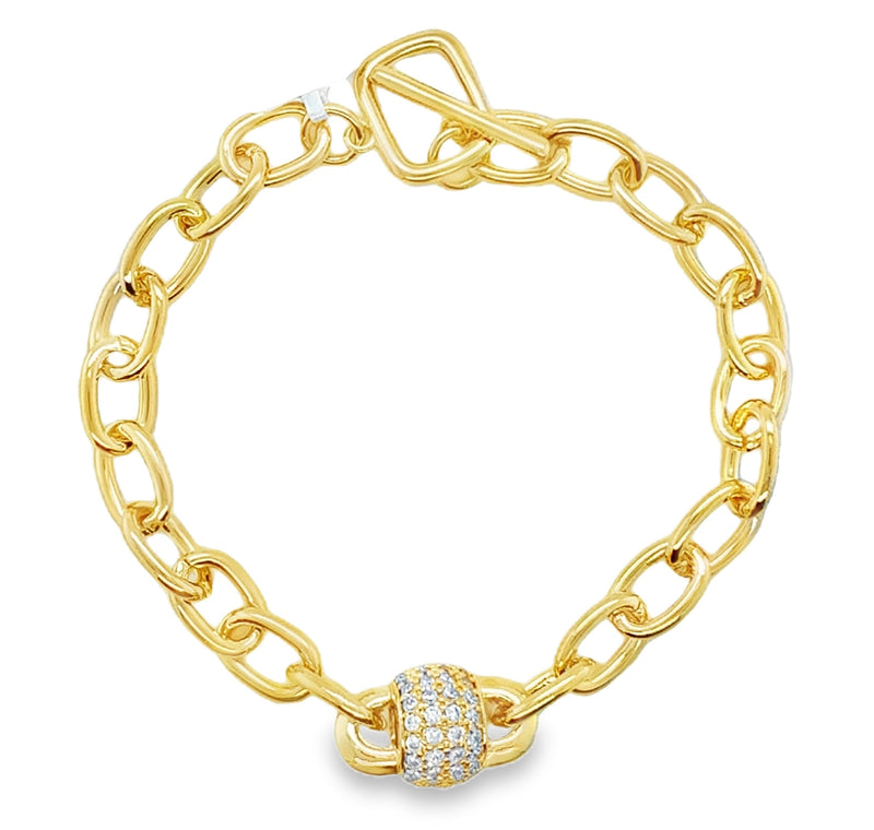 GOLD PLATED BRACELET  #807-00783