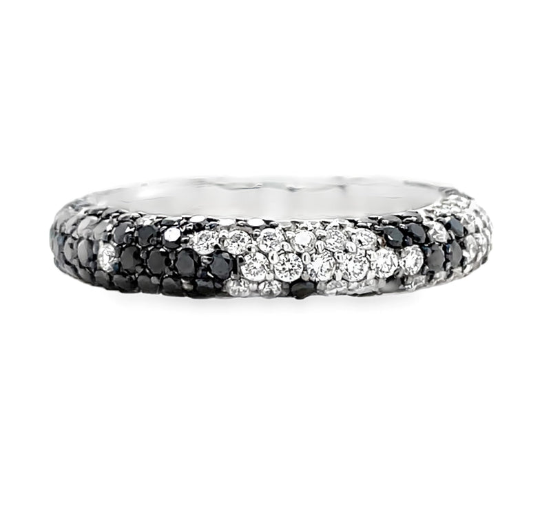 18K WHITE GOLD DIAMOND RING  #130-00249