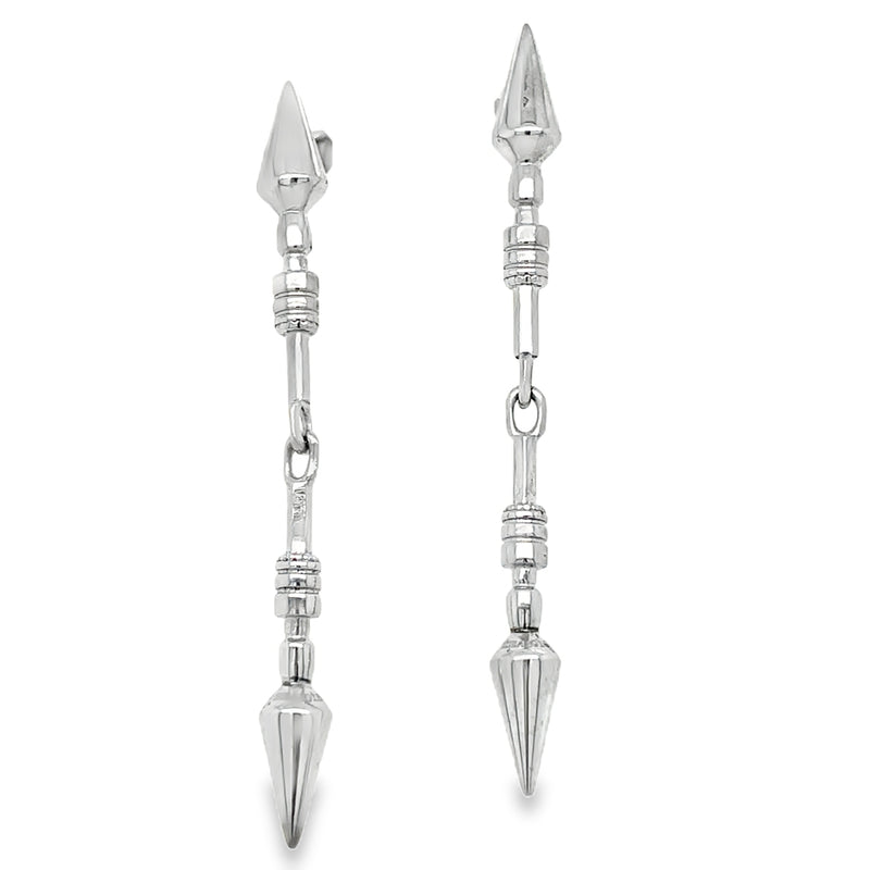 SILVER PLATED EARRINGS  #806-00529