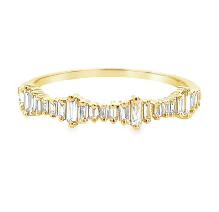 14K YELLOW GOLD DIAMOND RING  #130-00231